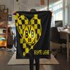 1 Peça Cobertor de Flanela com Estampa BVB, Alta Qualidade Todas as Estações, Decoração de Casa, Calor e Conforto, Perfeito para Presentes de Natal