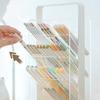 Simple and Portable Storage Box, Multifunctional Slanted Transparent Large Capacity Creative Pen Holder