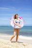 IGARASHI 100cm Inflatable Ring Butterfly Inflatable Ring with Rope and Quick Inflatable New Valve Design RLE-100H [Easy Plug]