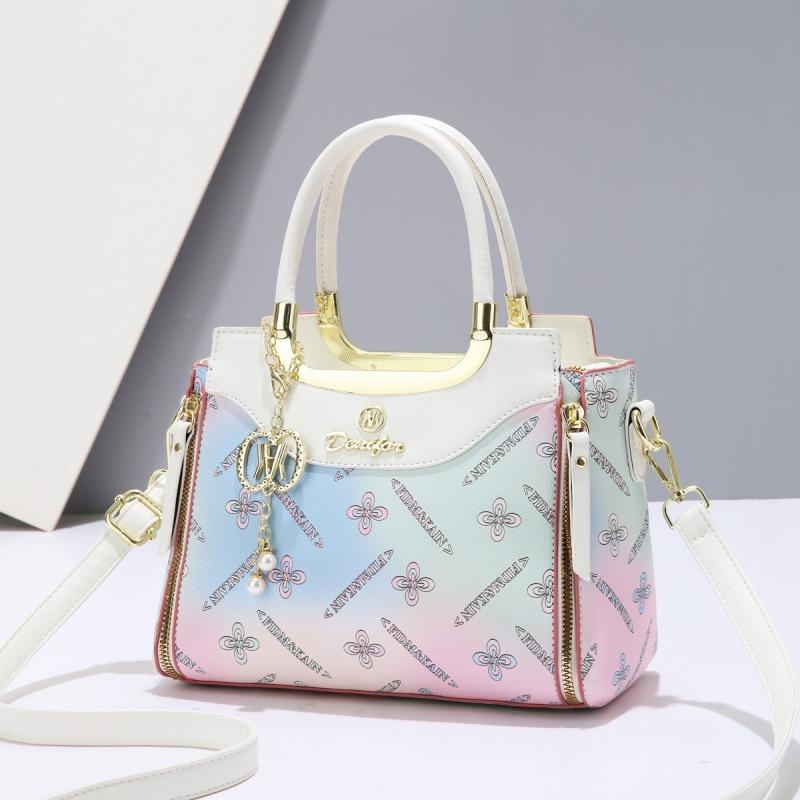 Bag women's new printed fashion versatile women's bag simple large capacity shoulder crossbody handbag