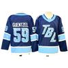 Mens Ice Hockey Jersey Retro Style Embroidered Number 86 Practice Uniform Adult Players