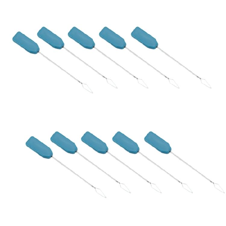 

10Pcs Machine Needle Inserter Ergonomic Needle Threaders Plastic Threading Aid for Embroidery Stitching Clothing Repair S