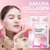 1/3/5/10/20pcs 3-In-1 Face Mask, 3D Contoured Fit Mask, Sakura Collagen Face Mask, Cleanser + Essenc