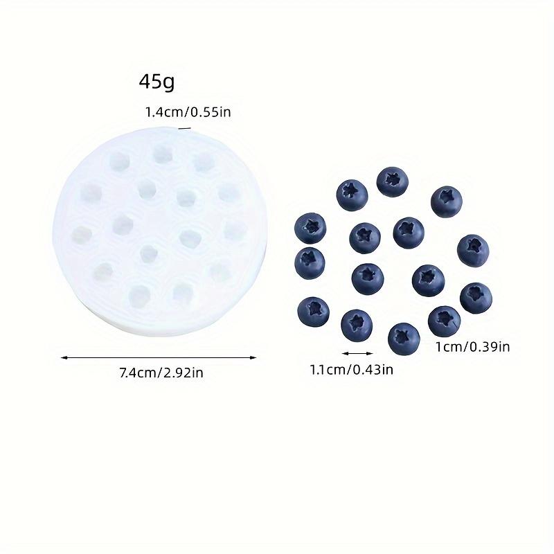 16 Holes Blueberry Simulation Fruit Silicone Mold, Aromatherapy Candle Silicone Mold