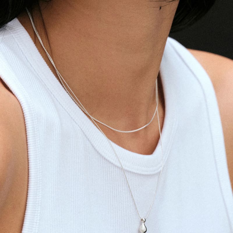 

Another Layer Hori Necklace (silver925) silver(free)