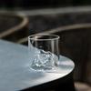 150ml/300ml Small Transparent Glass Coffee Cup Mountain Glass Whisky Heat Resistant Tea Drink Milk Juice Cup Bar Tool