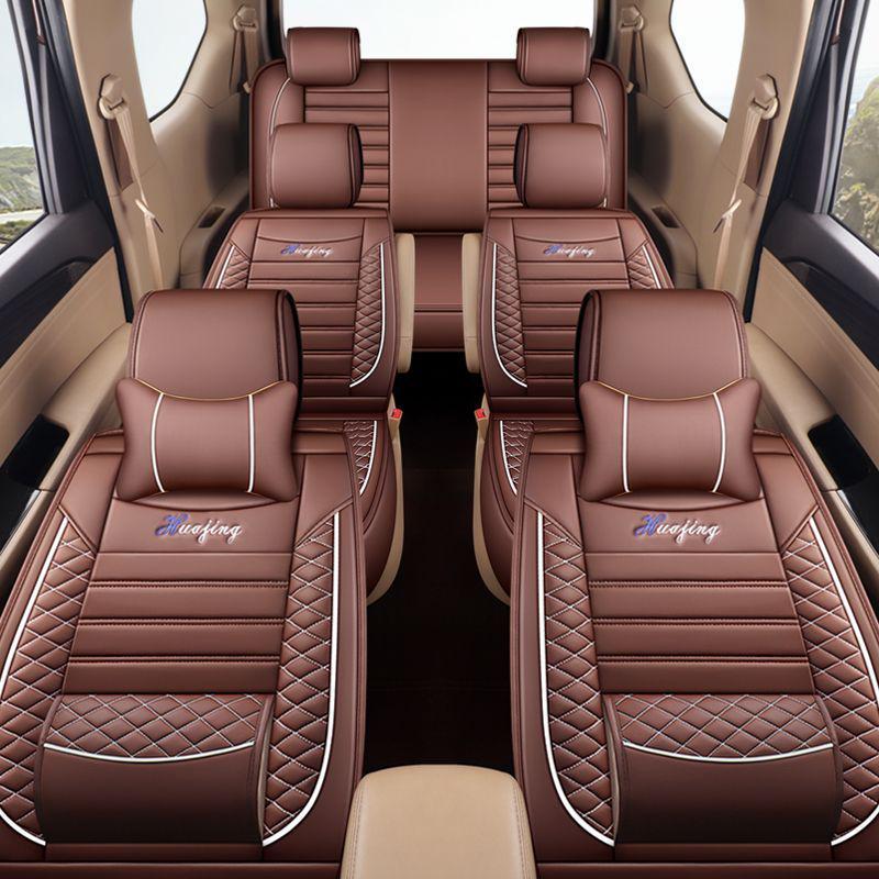 Leather Linen Seat Covers for Wuling Hongguang S, PLUS/S1 S3, Jiachen, Rongguang V, Baojun 730, Ounuo, Weiwang M20