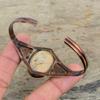 Maligano Jaspis Armreif Elektrogeformtes Kupfer Armspange Verstellbarer Armreif Schöner Edelsteinschmuck Handgefertigter Armreif Hochzeitsgeschenke