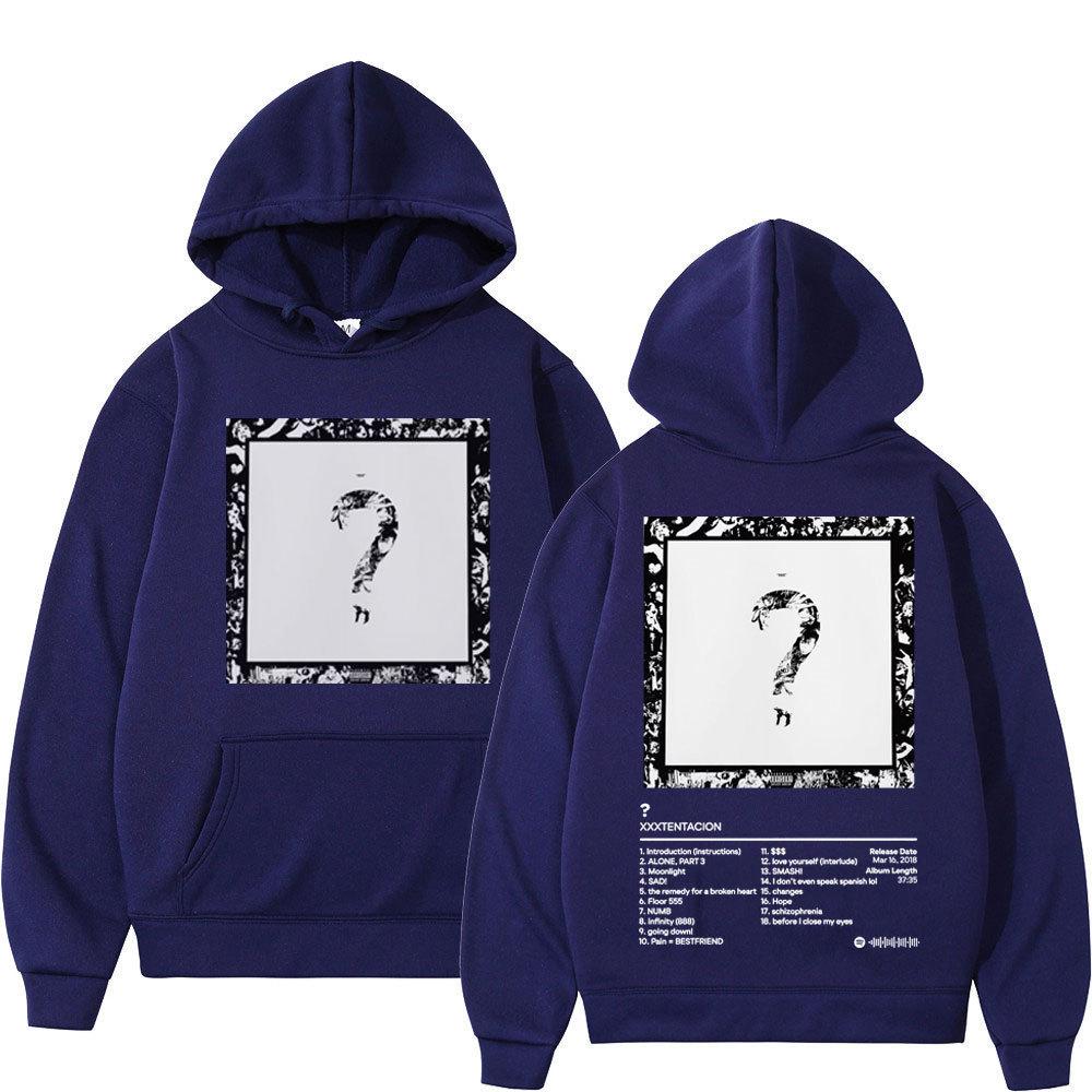 Rapper Xxx Music Album Printed Hoodies Men Women Fashion