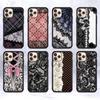 Lace Pattern For IPhone 11 12 13 14 15 16 17 Pro Max Plus TPU+PC Shockproof Back Phone Cases