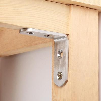 Stainless Steel L Brackets Right Angle Corner Brace for Shelves Wood Furniture Chair Drawer with Screws Home Improvement