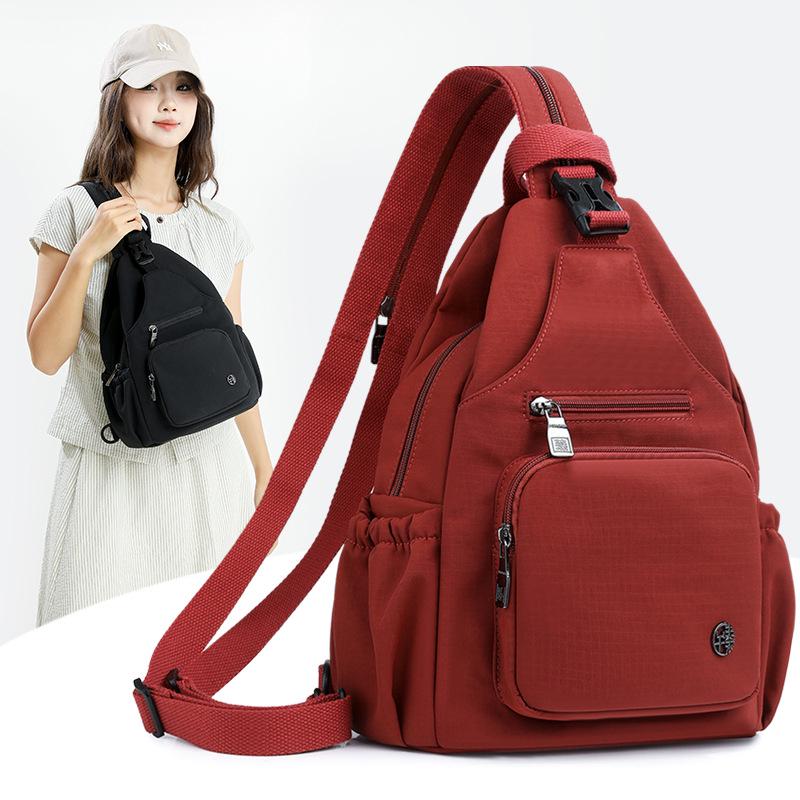 Sac à dos bandoulière multifonctionnel léger pour femmes - Design tendance 2025 pour le sport et le cyclisme