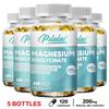 Pslalae Magnesium Glycine Capsules, 200 mg per serving, essential minerals, nutritional supplement.