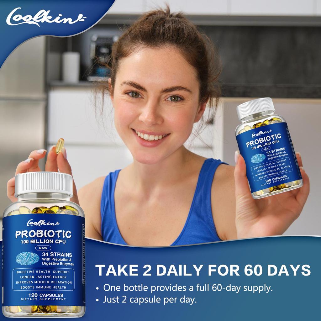 Probiotische Kapseln helfen, die Darmflora anzupassen, die Immunität zu stärken und die Verdauung zu regulieren.