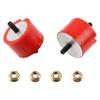 Rote Getriebelagerbuchsen für BMW E36 E39 E46 E88 E90 E92 M3 Z4 128i 135i 325i Fahrwerksteile OEM 23701141614