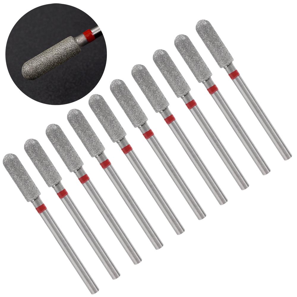 kads Ceramic Diamond Milling Cutter Set for Electric Nail Drill Machine Carbide Drill Cutter Manicure Pedicure Tool