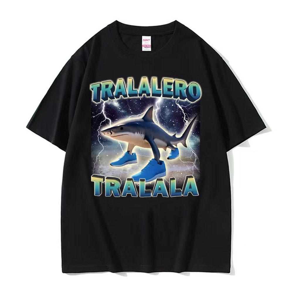 Funny Shark Sneakers T-shirt S