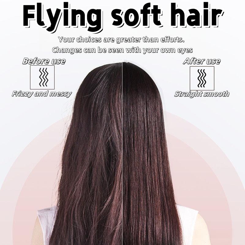 Multifunctional Styling Comb for Straight Curly and Soft Hair Temperature Control Rapid Heating Hair Straightener and Curler Too