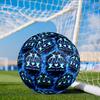 Powerful Football Crest Design Printed Size 5 Soccer Balls, Anti-Slip, Protective Football, Outdoor Sport, a Unique Gift Suitable for Birthday