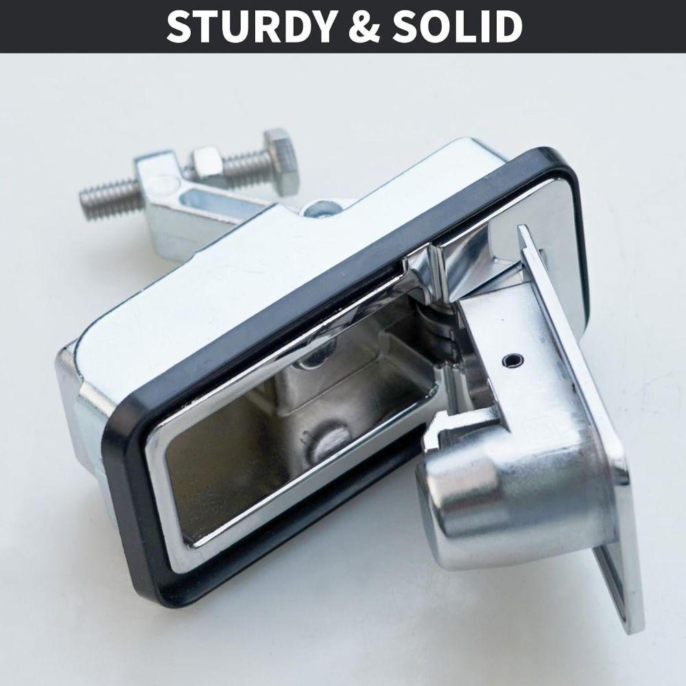 Push Button Access RV Hatch Locks Zinc Alloy Lever Push Button Latches Camper