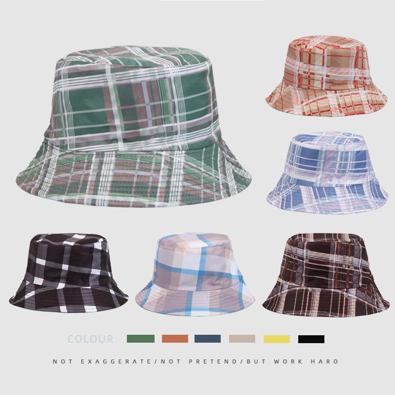 Versatile Style Hat Simple Line Print Womens Sunshade Fishermans Hatscaps
