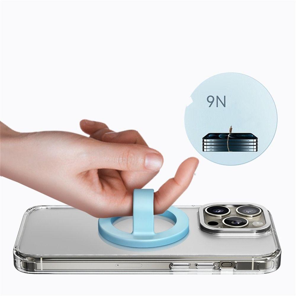 Metal Plate Ring Finger Ring Holder For Magsafe Phone Mount Magnetic Phone Back Grip  Universal