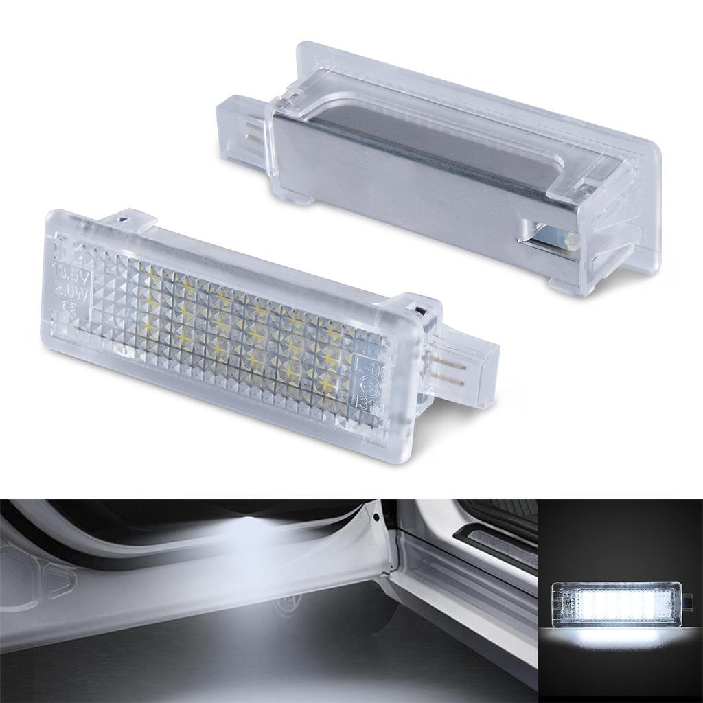 POPMOTORZ LED Courtesy Lamps for BMW Series E81 E87 E90 E92 E93 F10 E60 E61 E63 E64 F10 X1 X3 X5 X6 Foot and Luggage Room Genuine Universal Cargo
