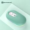 Silent Dual-Mode Luminous Wireless Mouse - Multi-Color Gift for Office & Gaming