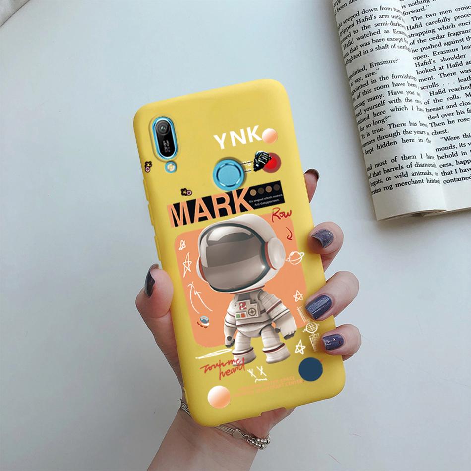 For Huawei Y6s 2019 Case Huawei Y9s Phone Case Fashion Flower Soft Silicone Back Cover For Huawei Y6 Pro 2019 MRD-LX2 Y 6S Etui