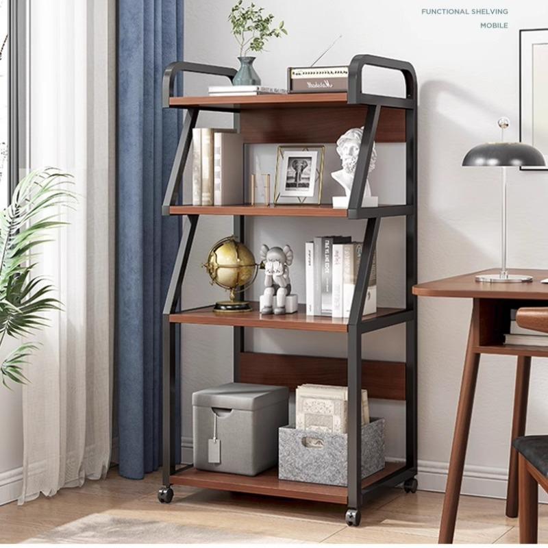 Mobile Printer Storage Cart with CPU Stand Rolling Office Organization Rack Under-Desk Storage Floor Cabinet for Home And Office