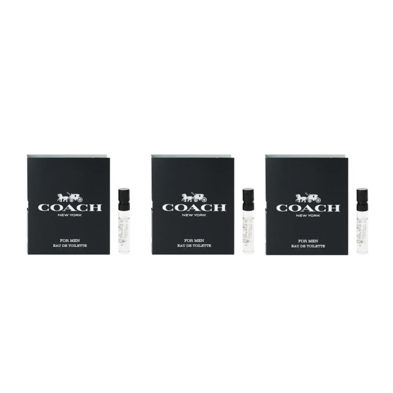 COACH New York Men s Eau de Toilette Sample Size Eau de Toilette EDT 2ml*3 коричневый