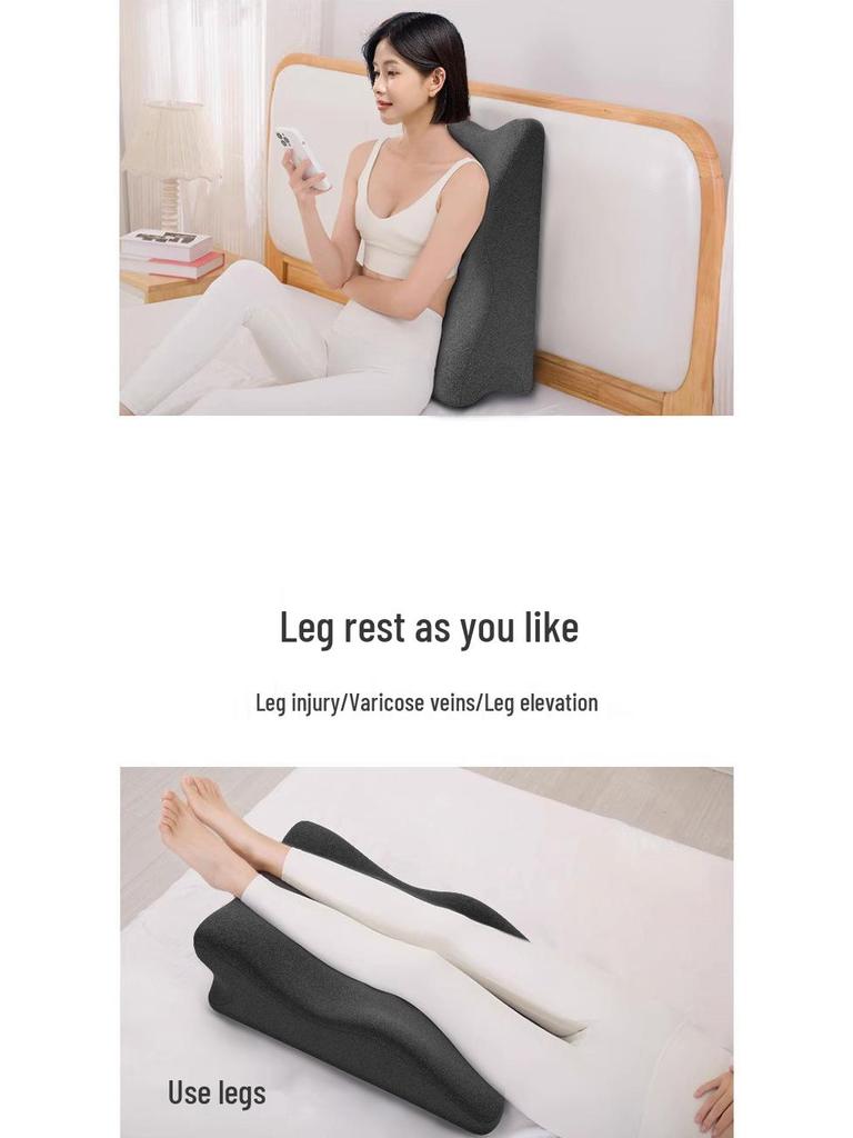 Gesicht nach unten Memory-Schaum Kopfstütze & Beinerhöhung Kissen Set