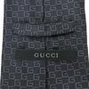 Used GUCCI tie silk Navy Overall handle
