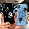 For Samsung Galaxy A11 M11 Phone Case Samsung A11 M11 A115F M115F Elegant Floral Cat Painted Soft Silicone Transparent TPU Cases