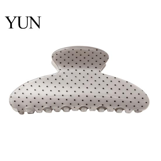 Cute Hair Clips for Daily Commuting Polka Dot Claw Clip Women, Lightweight Acrylic Non-Slip Jaw Clip, Claws Thin Elegant Strong Hold Accessories Updo