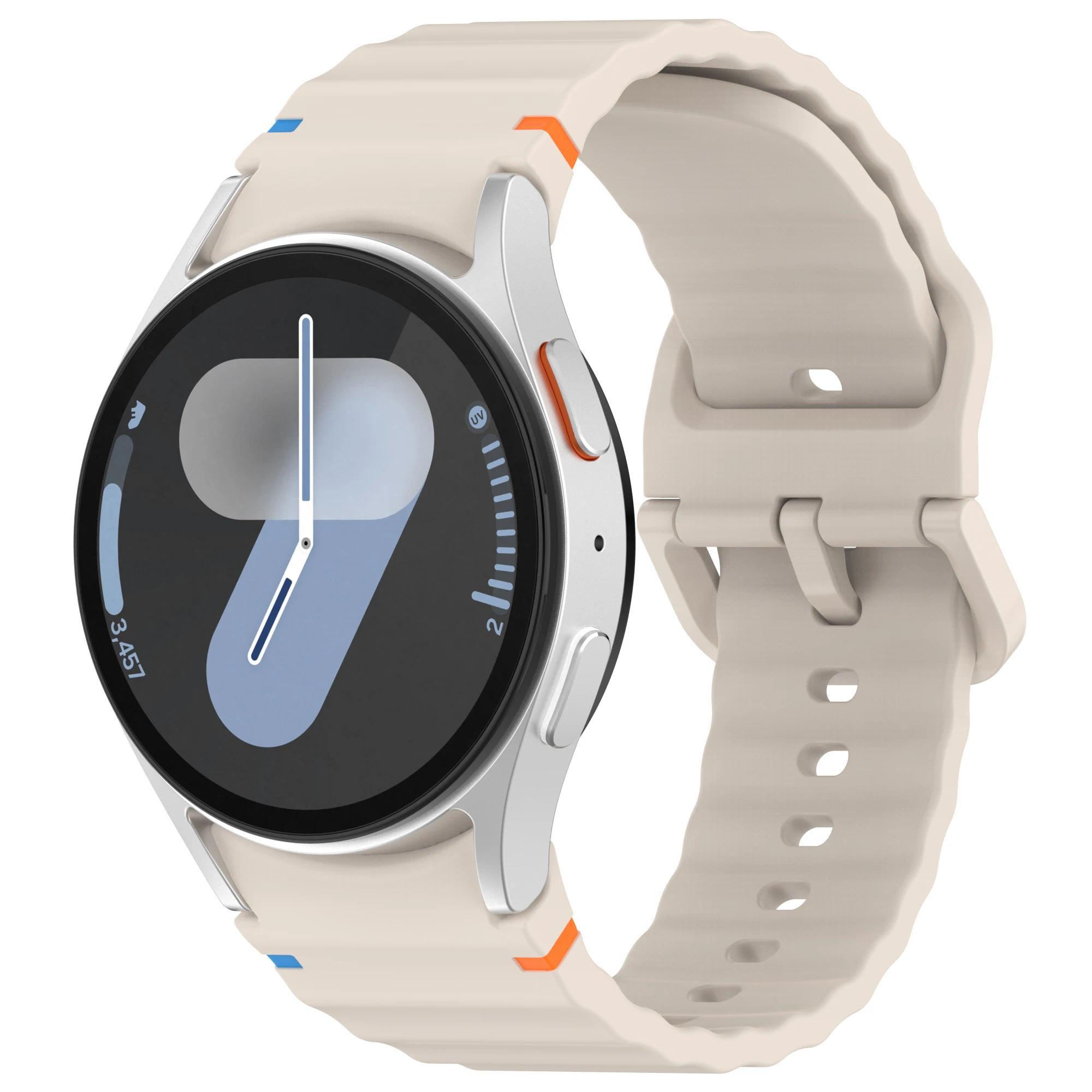 

Офіційний силіконовий ремінець для Samsung Galaxy Watch 7/FE/6/5/4 44мм 40мм 5 Pro Хвилястий браслет Galaxy Watch 6 Classic 47мм 43мм Ремінець Galaxy 5 Pro 45mm