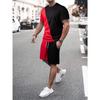 Men's T-shirt And Shorts Set Summer Men's Top Everyday Casual Men's Oversized T-shirt Outdoor Street Fashion Men's Sports Shorts