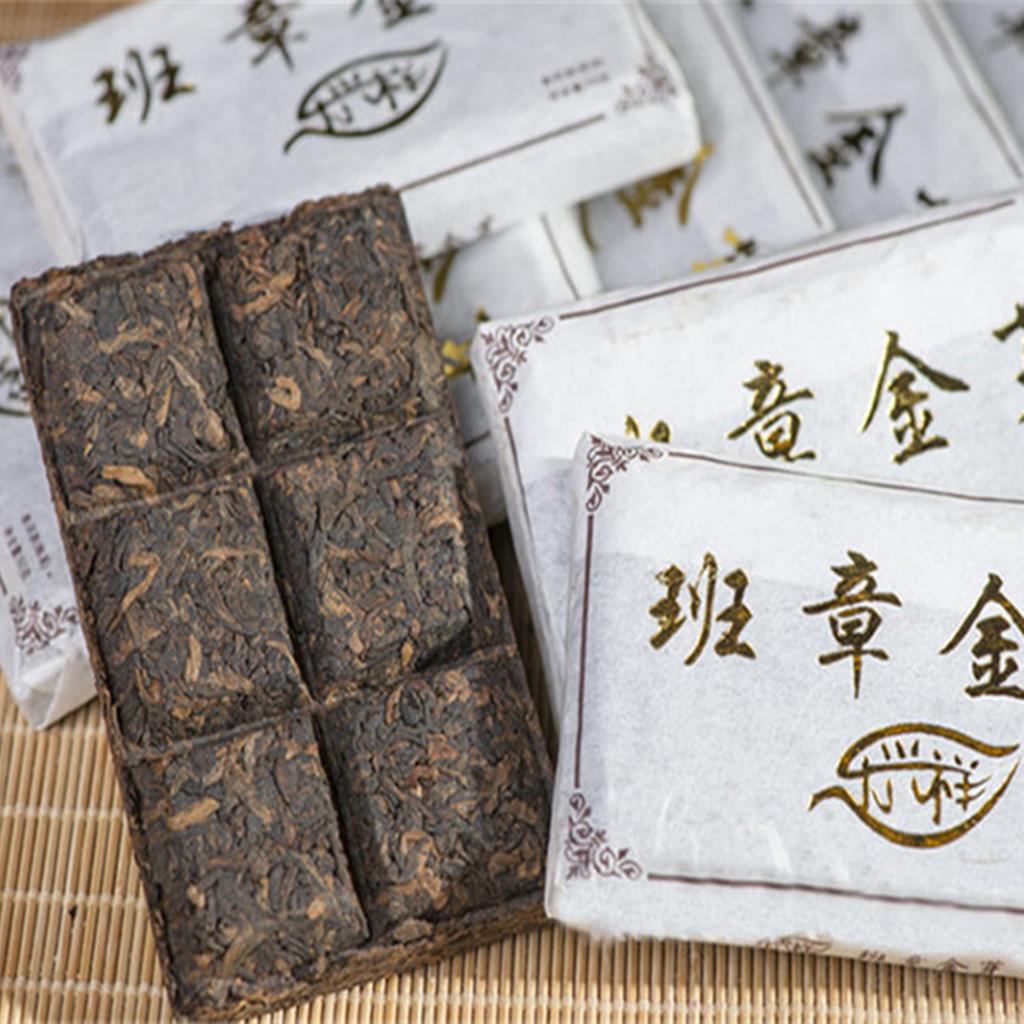 English Title: 50g Ripe Pu'er Tea LaoBanzhang Golden Bud Old Pu'er Health Care