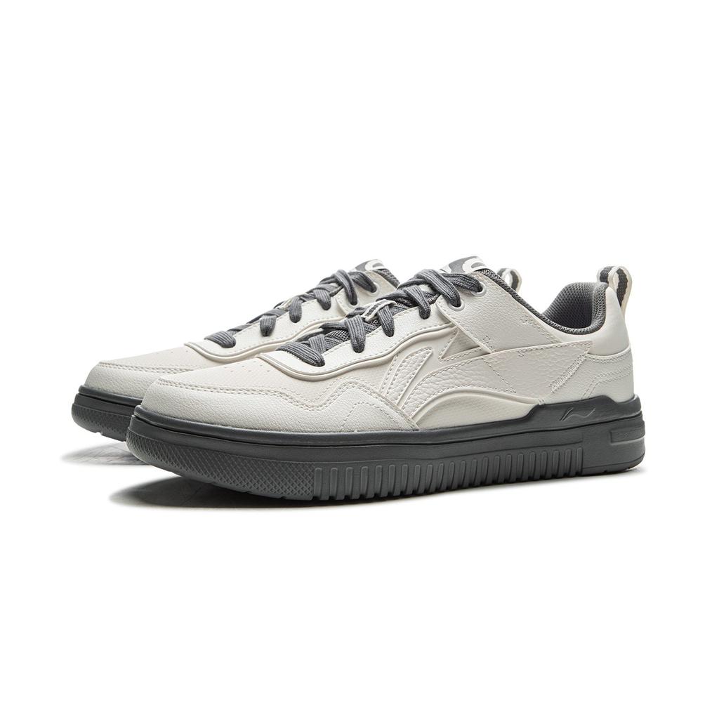 Li Ning Cyan Cloud Cyan Cloud Slip Resistant, Abrasion Resistant, Breathable Low Top Skateboard Shoes Men's White AGCT297-6