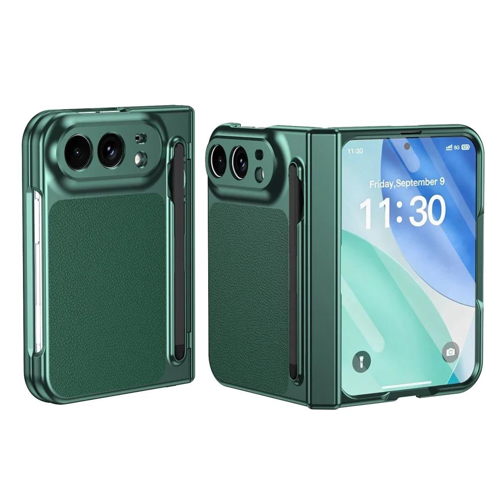 Špičkové Luxusní Lesklé Pokovené Pouzdro na Telefon s Drážkou pro Stylus pro IPhone Duo 5G 2026 Fólie na Displej Závěs Plná Ochrana Nárazuvzdorný Kryt
