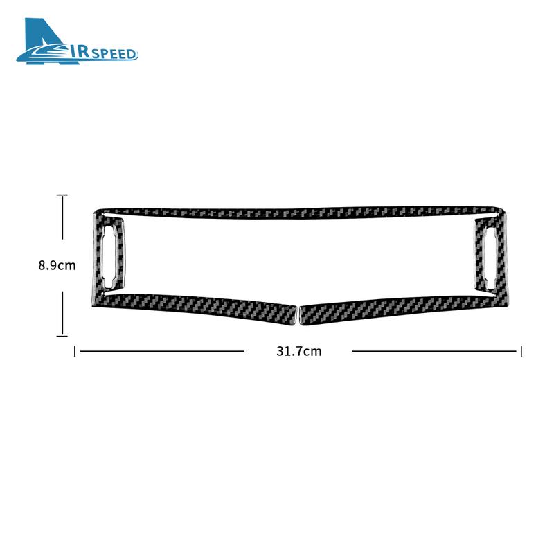 Real Soft Carbon Fiber Sticker For Lexus IS 250 300 350 200T 2013 2014 2015 2016 2017 2018 Car Outlet Frame Accessories