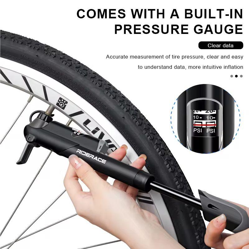 Bike Car Scooter Pump Schrader Presta Valve AV FV Portable MTB Road Bicycle Pump Hand Tire Air Inflator