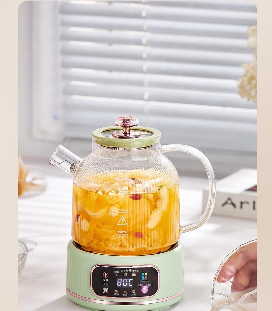 Good Wife All-Glass Multifunctional Tea Maker Kettle for Home or Office