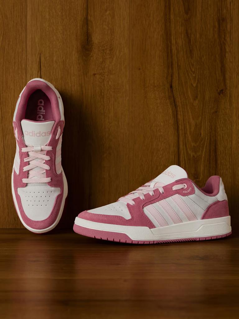Adidas ENTRAP Campus Style Retro Basketball Sneakers for Men and Women - Model Number KJ6983