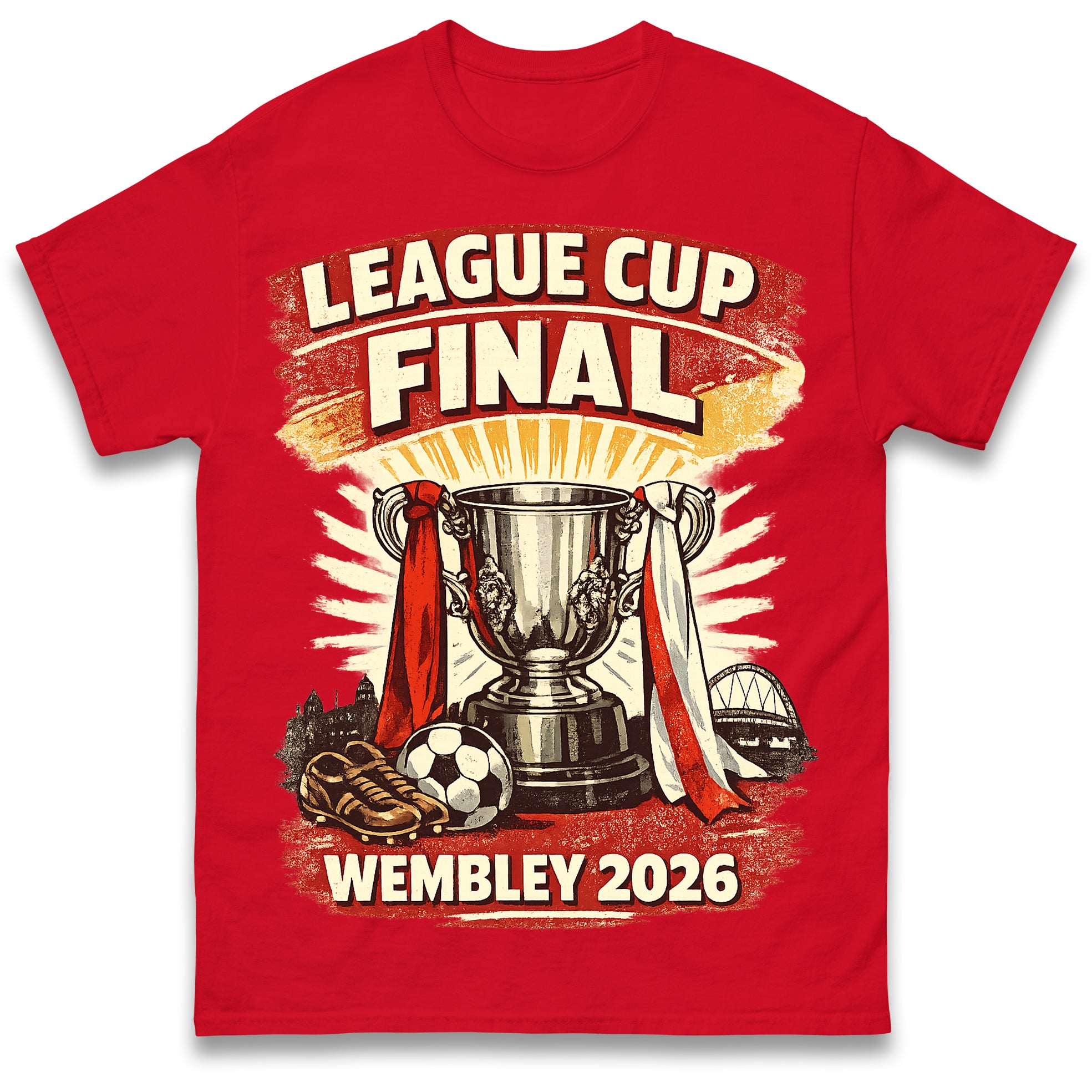

Arsenal League Cup Final Wembley 2026 T Shirt Tshirt Mens Womens Unisex Tops Tees 2XL