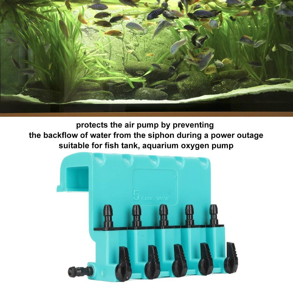 

5-Way Switch Aquarium Air Valve Control Switch Air Control Valve Fish Tank Air Valve Fish Tank