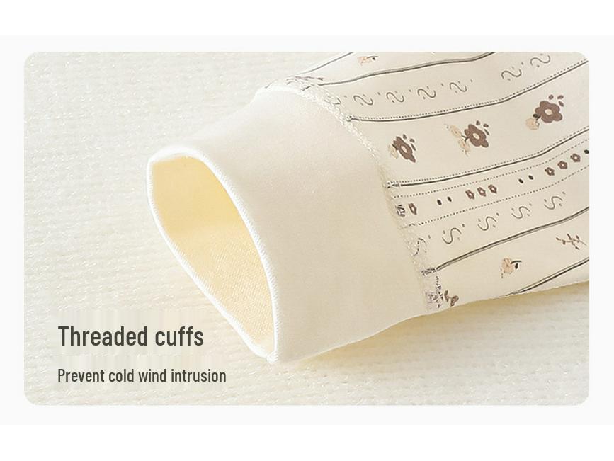 Infant Autumn Baby Clothes - Pure Cotton Two-Piece Set with High-Waisted Belly Protection for Girls