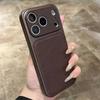 Custodia per Telefono in Silicone Morbido di Lusso con Texture a Buccia di Litchi per iPhone17 Air 13 14 15 16 Pro Max Cover Posteriore con Paraurti