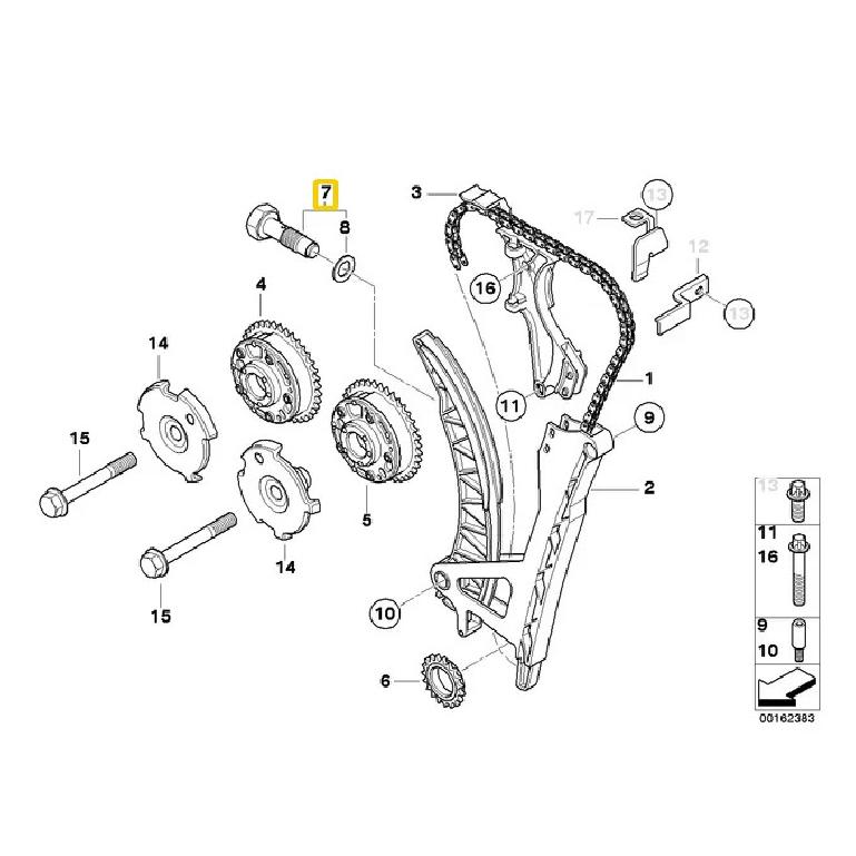 1 Piece New Engine Timing Chain Tensioner for BMW F30 F20 E90 X3 X4 118i 120i 320i 2006-2018 N20 11318685091 2004-2019