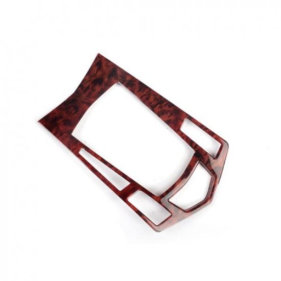 Car Central Console Gear Shift Strip Cover For Cadillac SRX 2010-2016 Wood Grain